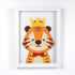 3D Little Tiger Portrait - Wall Art